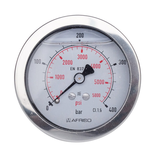 MANOMETER, 0-400 BAR (LP)