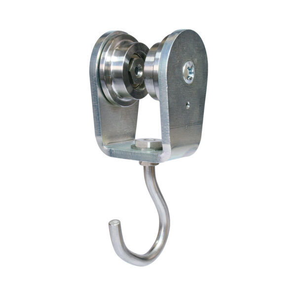 TROLLEY, 90 DEG. W/ OPEN HOOK