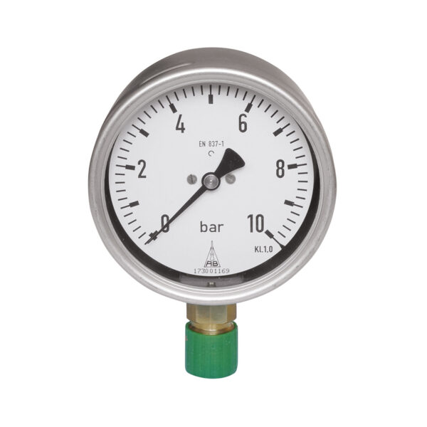 MANOMETER, 0-10 BAR (LT)
