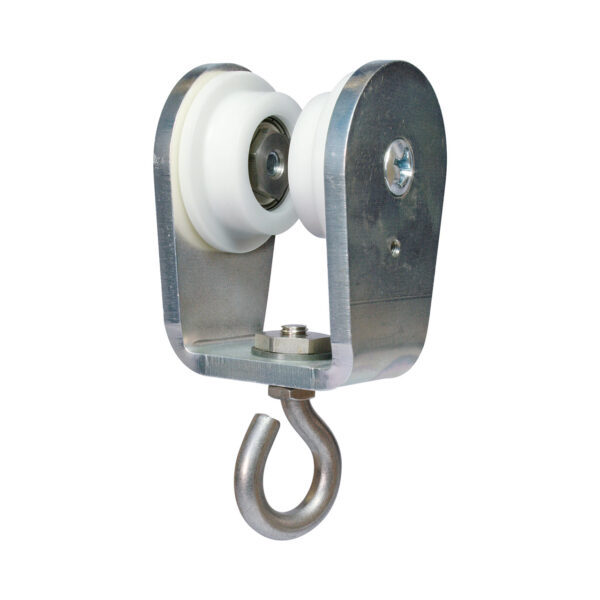 TROLLEY, POM 90 DEG CLOSED HOOK